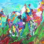 Horses Two Poster