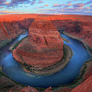 Horseshoe Bend Sunrise Poster