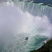 Horseshoe Falls And Maid Of The Mist Poster