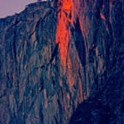 Horsetail Falls Yosemite Poster