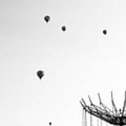 Hot Air Balloons, Jamesville, New York Poster