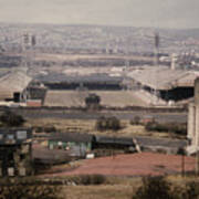 Huddersfield Town - Leeds Road - Aerial View 1 - 1970s Poster