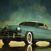Hudson Hornet Oldtimer Poster