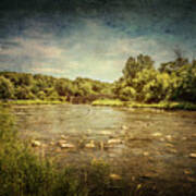 Humber River At Old Mill Poster