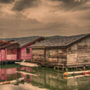 Huts In South Sulawesi Poster
