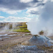 Icelandic Fumarole Poster