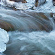 Icy Big Thompson River Poster