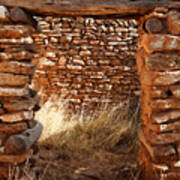 Indian Ruins Doorway Poster