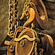 Industrial Chain Hoist Poster