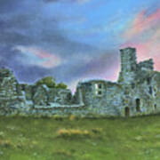 Irish Castle Ruins Poster