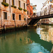 Iron Bridge, Venice Poster