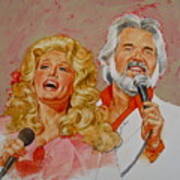 Its Country - 8  Dolly Parton Kenny Rogers Poster