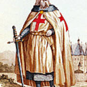 Jacques De Molay, Knights Templar Grand Poster