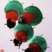 Japanese Beetles Poster