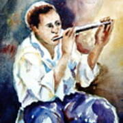 Jazz Player Poster