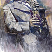 Jazz Saxophonist Charlie Parker Poster