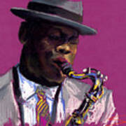 Jazz Saxophonist Poster