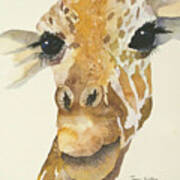 Jeffrey Giraffe Poster