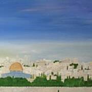 Jerusalem Skyline Poster