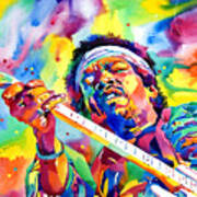 Jimi Hendrix Electric Poster
