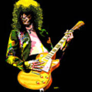 Jimmy Page Of Led Zeppelin Poster