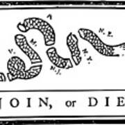Join Or Die Poster