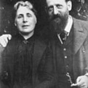 Josef Breuer With Wife Mathilde, C1900 Poster