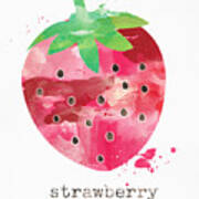 Juicy Strawberry Poster