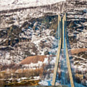 Kafjord Bridge Alta Norway Poster