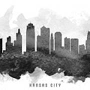 Kansas City Cityscape 11 Poster