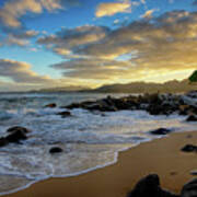 Kapaa Kauai Beach Poster