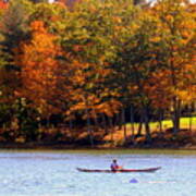 Kayaking York  River Maine Poster