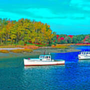 Kennebunkport, Maine, Lobster Boats Poster