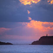 Kilauea Lighthouse Sunrise Kauai Poster