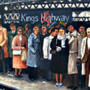 Kings Highway Subway Station Poster