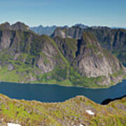 Kirkefjord View From Munken Poster