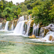 Krka National Park Waterfalls Poster