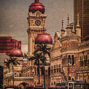 Kuala Lumpur, Malaysia - Red Onion Domes Poster