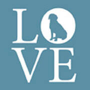 Labrador Love Poster