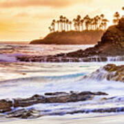 Laguna Beach At Sunset Poster