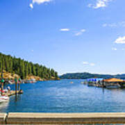 Lake Coeur D'alene Idaho Poster