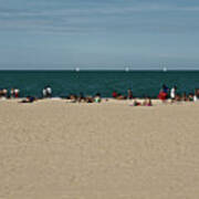 Lake Michigan Beach Poster