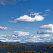 Lake Winnipesaukee New Hampshire In Autumn Poster