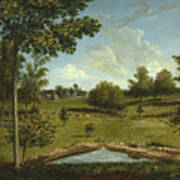 Landscape Looking Toward Sellers Hall From Mill Bank Poster