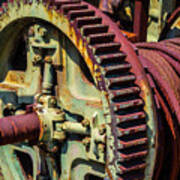 Large Gear And Cable Poster
