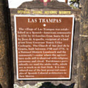 Las Trampas Historic Marker Poster