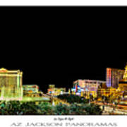 Las Vegas At Night Poster Print Poster