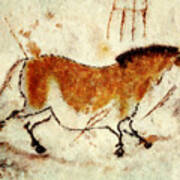 Lascaux Prehistoric Horse Poster