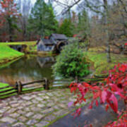 Late Fall At Mabry Mill Poster