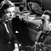 Lauren Bacall Humphrey Bogart Film Noir Classic The Big Sleep 1 1945-2015 Poster